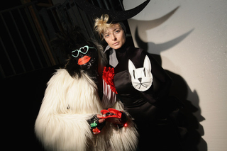 Illustration for article titled Scary Card-Playing Clowns, Lady Gaga Monsters, And Saran-Wrap Savages: Has Fashion Gone Insane?